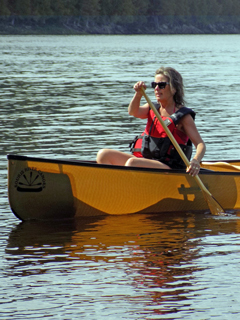 Kelli Saunders, LOWWSF International Watershed Coordinator, digs into our waters of Lake of the Woods