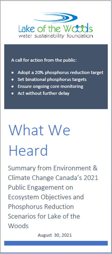 LOWWSF Releases Report on "What We Heard"